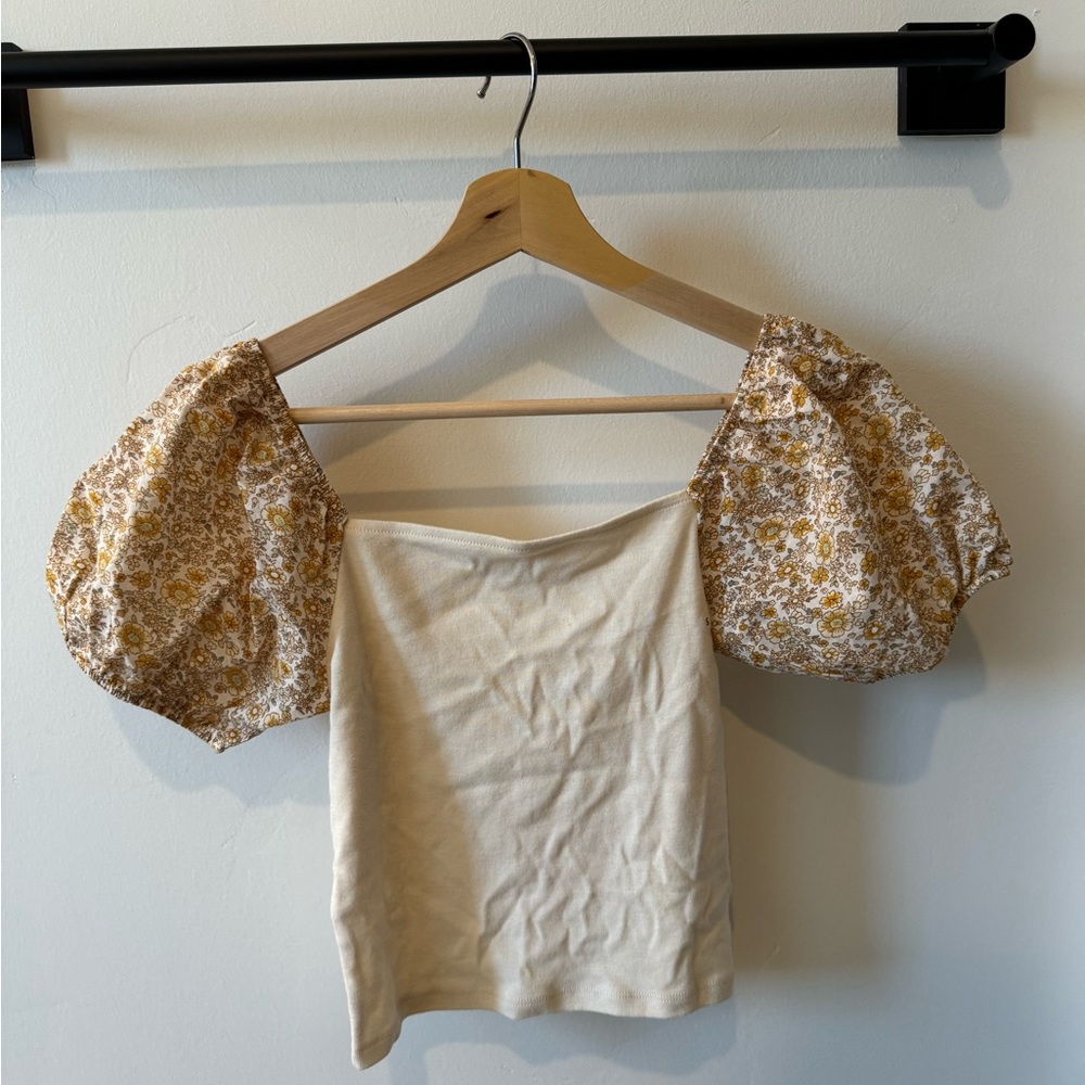 Bubble sleeve shirt